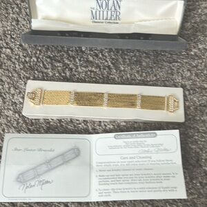 NIB vintage Nolan Miller Star Luster Bracelet